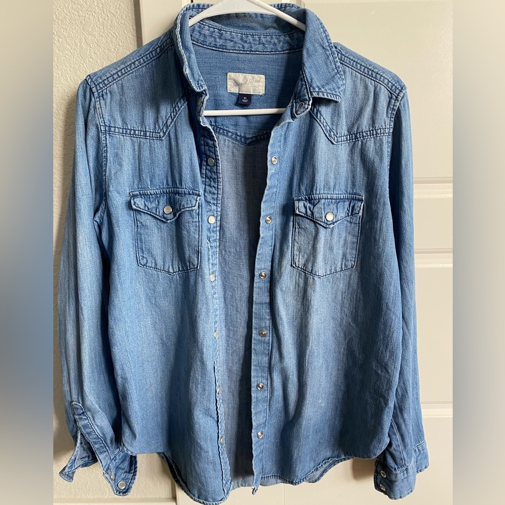 Jeans button up